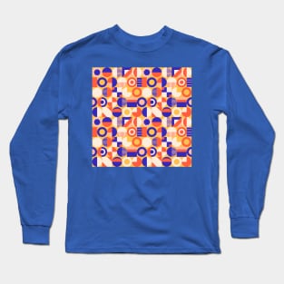 Geometric Colorful Print Long Sleeve T-Shirt